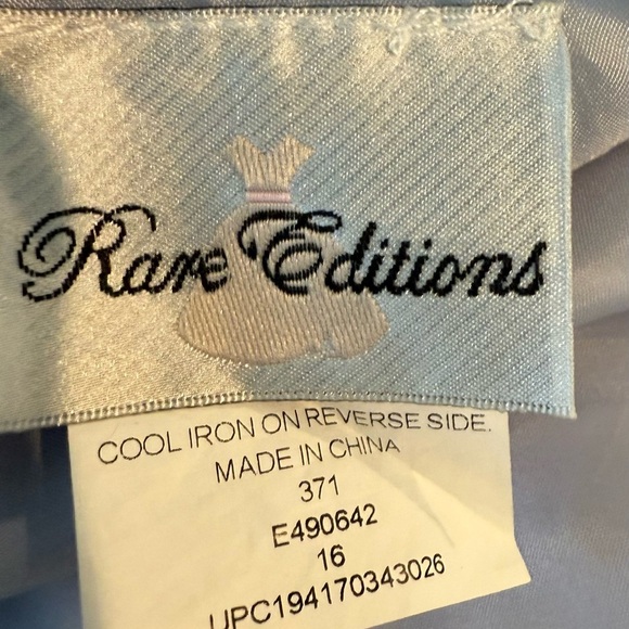 Rare Editions Rainbow Dress with High-Low Hem - Picture 5 of 7